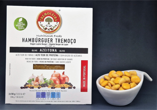 Linha Saudável - Hambúrguer de tremoço e azeitona