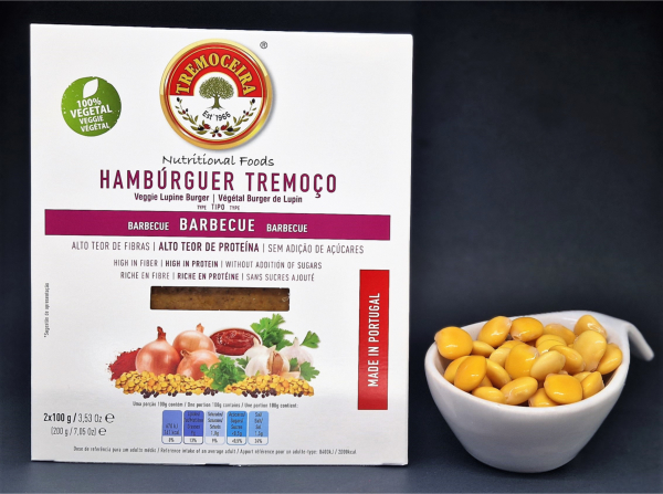 Linha Saudável - Hambúrguer de tremoço barbecue