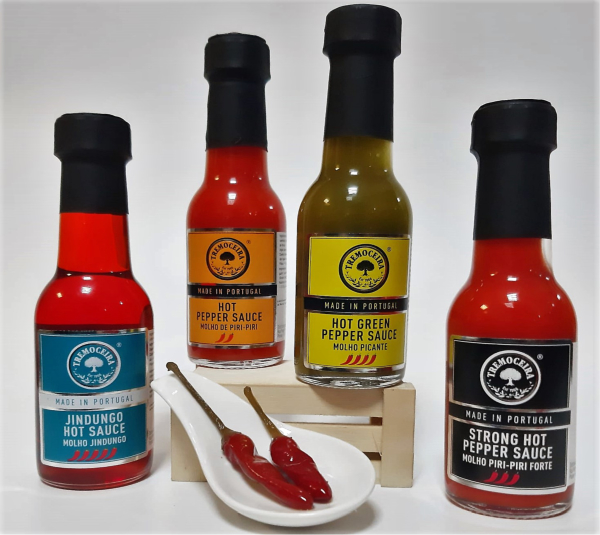 Conjunto molho de piri-piri